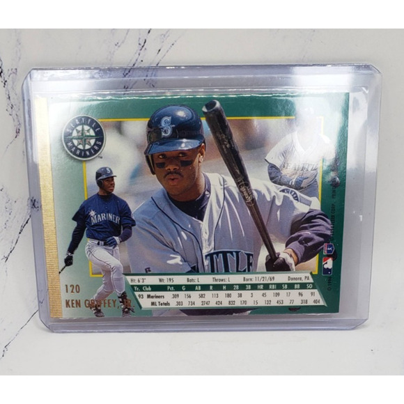 1994 Fleer Ultra #120 Ken Griffey, Jr. - Seattle Mariners - Picture 2 of 4
